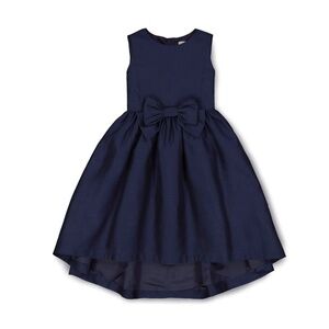 NWT Hope & Henry Navy Taffeta High-Low Party Girl's Holiday Dress Size 7